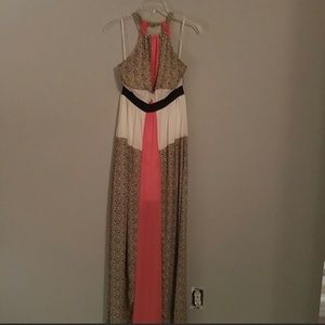 Euc boutique maxi dress L
